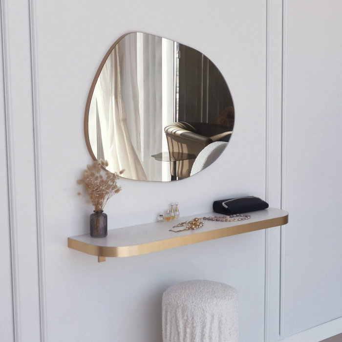 Hanah Home Espejo Gusto Dorado Hanah Home Espejo Gusto Dorado